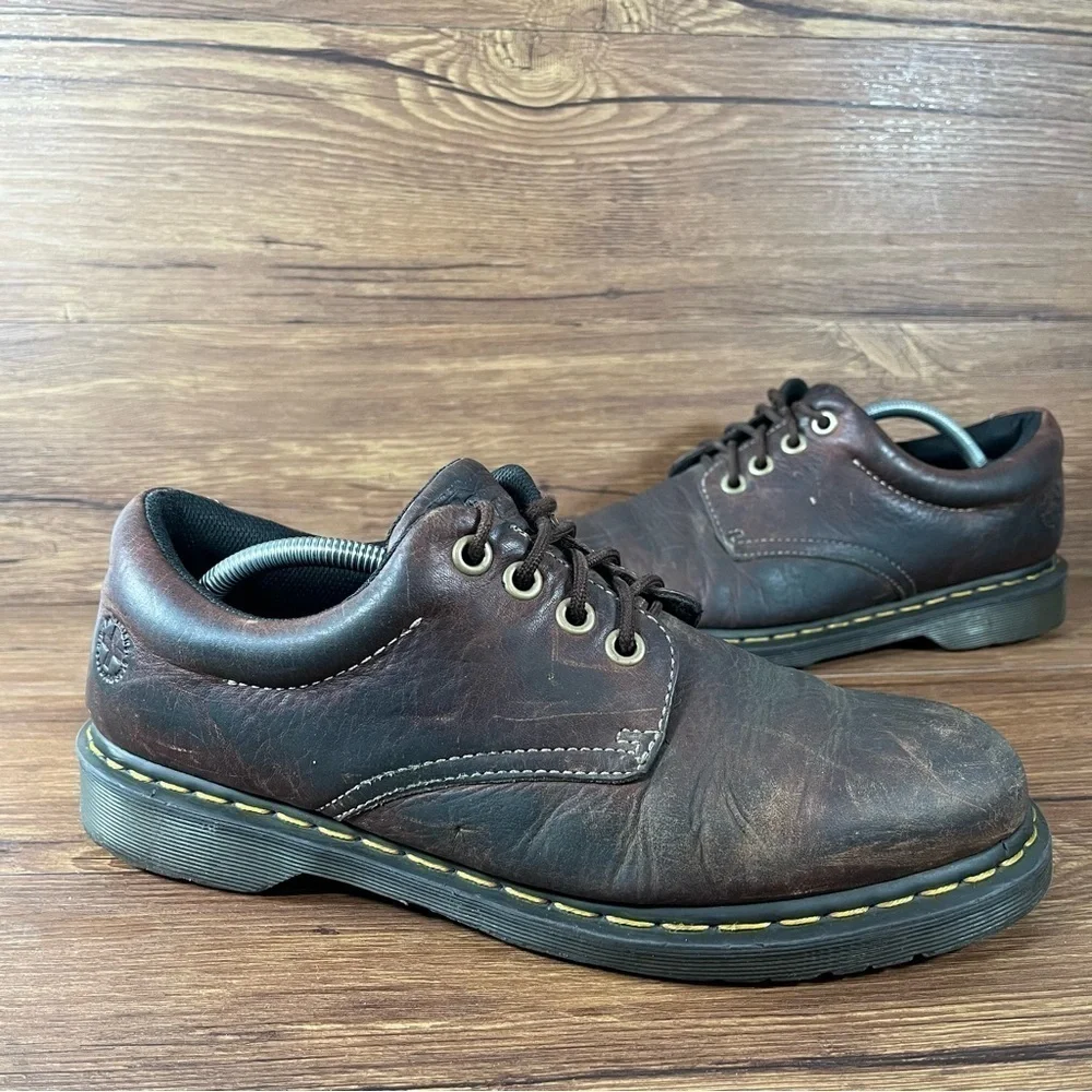 Dr. Martens DOCS Brown Leather Low Top Oxfords Sneakers Men’s Size 11 Shoes - Picture 10 of 10